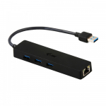 i-tec USB 3.0 huke jaotur 3 porti + gigabitine Ethernet.