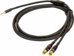 Proel 3,5 mm stereo isane - 2 x RCA isane, 1,5 m, must (PRCHLP215LU15XL)
