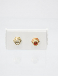 Vivolink Outlet Panel 2xRCA Audio .
