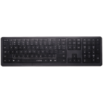 CLEVETURA CLVX 1 Wireless Keyboard for Windows Touch On Keys AND Gestures AI | Interactive RGB | Bluetooth AND USB-C | Low Profile Silent Scissor Keys | Aluminum Body | Compatible with Windows/Mac/Linux/AppleTV