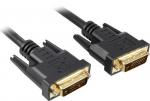 PremiumCord DVI-D (M)/DVI-D (M), 2 meetri pikkune DVI kaabel, must