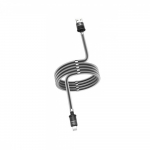 iKaku KSC-350 Lightning magnetvlja imendumisega kiirelaadimine ja andmekabel 1m Must