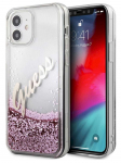 GUESS AND quot;GUHCP12SGLVSPI Liquid Glitter Vintage Cover iPhone 12 mini AND quot; Roosa
