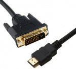 Brackton Kabel DVI - HDMI 2K 60Hz 1m