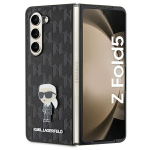 Karl Lagerfeld KLHCZFD5SAPKINPK Z Fold5 F946 kva kohver tarna/must Saffiano Monogramm Ikonik Pin