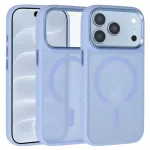 Liavec Pimastunud mbris metallist kaameraraamiga iPhone 18 Pro Max/17 Pro Max jaoks, heebet sinine ( juhtnuv nupp)