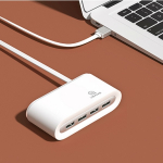 USAMS Adapter HUB 4xUSB 2.0 valge SJ238FX01 (US-SJ238)