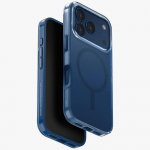 uniq Etui Clario iPhone 17 Pro Magclick Charging sinine