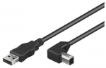 MicroConnect USB2.0 A-B 0,5m M-M Angled