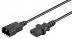 MicroConnect Power Cord C13 - C14 1,8m Black