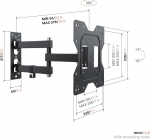 Vogels Vogel's Up 2045 Full Motion+ TV-seinaalus S (8420450)