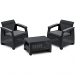 Keter Corfu Weekend garden furniture set gray 29197786939