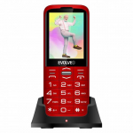 Evolveo EasyPhone 8595683203548 mobiiltelefon 7,11 cm (2,8) 113 g Punane vanematele meldud telefon