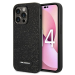 Karl Lagerfeld KLHCP14XG2ELK iPhone 14 Pro Max 6,7" kvambris must/must Glitter Plaadi Logo