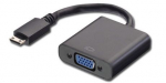 MicroConnect HDMI Mini - VGA adapter M-F HDMI Mini type - VGA, Black