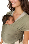 Ergobaby Aura Sustainable Knit -kantoliina, Soft Olive Diamonds (WLAOLVDIA)
