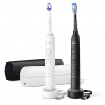Philips HX7429/02 Sonicare Duo-Pack Rechargeable Toothbrush, Black/White