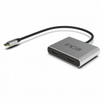Inca ITPC-4T liidesihub USB 3.2 Gen 1 (3.1 Gen 1) Type-C alumiiniumist