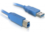 Delock USB3.0 kaabel A - B St/St 3.00m sinine