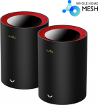 Cudy M3000 WiFi 6 vrgusilma ssteem, 2-pakk, must (M3000_B(2-Pack))