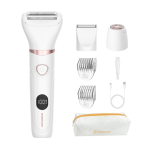 MAXGROOM JK-105 3-in-1 Women AND #39;s Body and Face Trimmer - White