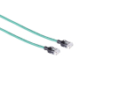 Mercodan CAT6A SLIM UTP 0,5m sulgemisjuhe Roheline, Halogeenvaba
