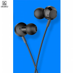 iKaku KSC-467 universaalne kerge HiFi-in-ear krvaklapid, 3,5 mm pistik ja mikrofon, 1,2 m, must