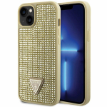 GUESS GUHCP14MHDGTPD iPhone 14 Plus / 15 Plus 6.7" zoty / kuldne kvakaaneline Rhinestone Triangle