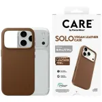 PanzerGlass Juhtme CASE CARE Solo Vegan Leather MagSafe iPhone 18 Pro / iPhone 17 Pro jaoks, pruun