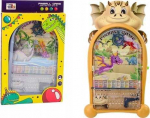 LEAN Toys Arcade Game Pinball Dinosaurs Dragon Stand Beige