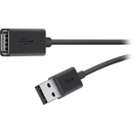 BELKIN USB 2.0 A-tpi isane/emane 1,8 m USB-kaabel, must