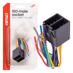 Amio ISO isasoket ISO CCA 13PIN 5A 12V -04445