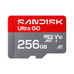 SANDISK MicroSD Ultra GO 256GB 190MB/s C10 UHS-I U1 A