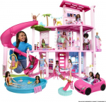 Barbie HMX10 Dreamhouse 75+ Pieces Pool Party Doll House with 3 Story Slide