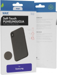 Wave Pehme puutetundlik silikoonkate, Samsung Galaxy A05s, must (-STSC-SS-A05S-BK)