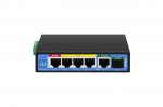 Ernitec 6-port 1000Mbps Intelligent Industrial PoE Switch, 1*