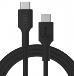 GREEN CELL Kabel PowerStream USB Type-C mees - USB Type-C mees 100W Must 2m