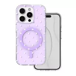 TFO Bubble Dots Mag -kinnitusiga mbris iPhone 15 Pro 6,1" jaoks, lilla