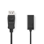 Nedis CCGP37150BK02 kaabel DisplayPort mees | HDMI | 1080p | 0,20 m
