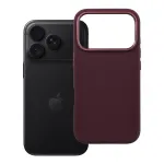 IPhone 18 Pro / 17 Pro lemkinnitus / lemkinnitus Forcell F-Protect Frame Premium, MagSafe-compatible, tumepunane kirsipunane
