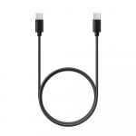 Cable Type C to Type C PD QC 3A 60W C296 (long conector 8mm) 1 m black