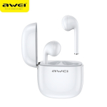AWEI Bluetooth 5.0 T28 TWS krvaklapid + dokkimisjaam valge/valge