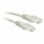 LIBOX LB0001 UTP RJ45 Cat5E 1 Gbit/s LAN kaabel 0,5m kuldplaatidega kontaktidega valge