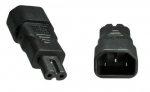 MicroConnect Power Adapter C14 - C7 M-F IEC 60320-C14 Male - C7 Female