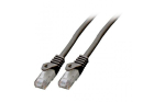 Mercodan Patchkabel KAT6 UTP, Sort, 7,5m, Halogenivaba, 2x4xAWG24