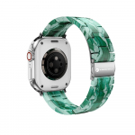 Rihm Apple Watch'ile Forcell F-Design FA04 marmorvaigust pandlaga 38 / 40 / 41 mm, roheline