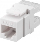 Goobay 95740 Keystone module RJ45 CAT 6, UTP, 250 MHz, White