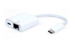 Mercodan USB-C vrguadapter, USB-C: male - RJ45: female, USB 3.1
