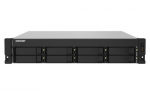 QNAP TS-832PXU NAS Rack (2U) Annapurna Labs AL324 4 GB DDR4 0 TB Turbo System Alumiinium, Must