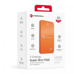 MagSafe-iga hilduv toitebank Forcell F-Energy SuperSlim F5K8 QC4.0 PD3.0 15W 5000 mAh oran